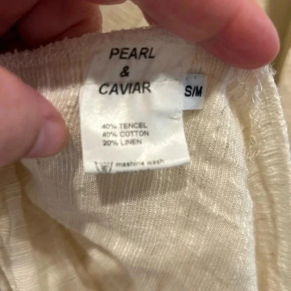 Pearl and Caviar Gauze Dress Resortwear‎ size S/M small medium - Picture 11 of 12